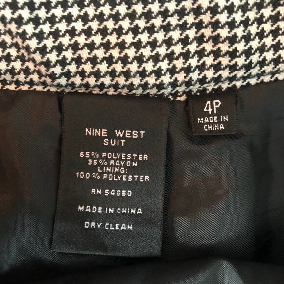 Nine West High Waisted Twill Skirt Size 4 Petite - Picture 3 of 3